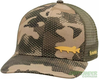 Кепка Simms Payoff Trucker Pike Hex Flo Camo Timber