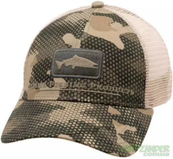 Кепка Simms Salmon Icon Trucker Hex Flo Camo Timber