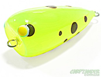 Поппер для лову червонопірки 3g 40mm жовтий фліо