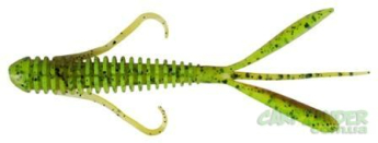 Силікон Keitech Hog Impact 4.0" #401 Green Pumpkin PP Chart 1шт