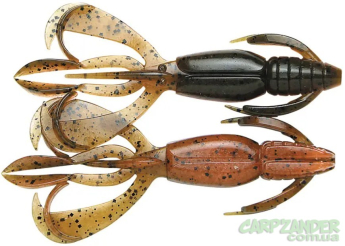 Силікон Keitech Crazy Flapper 2.0" #438 Green Pumpkin Fire 1шт