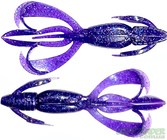 Силикон Keitech Crazy Flapper 4.4" EA#04 Violet 1шт