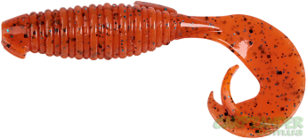 Силікон Keitech Flapper Grub 4.0" EA#13 Spicy Mustard Blue 1шт