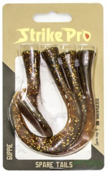 Силіконовий хвіст Strike Pro Guppie Jr. 110S (4шт) MOG