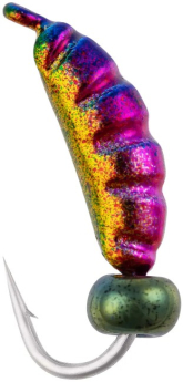 Мормышка вольфрамовая Viking Fishing Shrimp+bead 0.64g 8mm Rainbow (1шт)