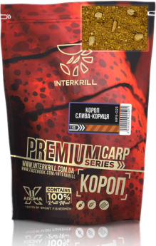 Прикормка INTERKRILL Premium Короп-Слива-Кориця 1кг