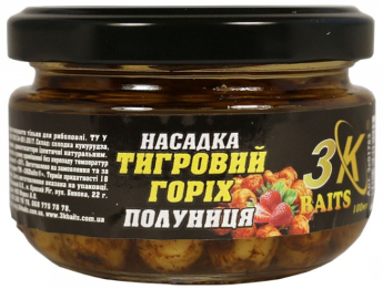 Насадка 3KBaits "Тигровый орех" Premium Клубника 100ml