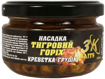 Насадка 3KBaits "Тигровый орех" Premium Криветка-Груша 100ml