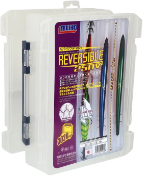 Коробка Meiho Reversible 250V 255х190х60mm Сlear