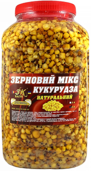 Зерновой MИКС 3Kbaits Кукуруза Натуральная 5L