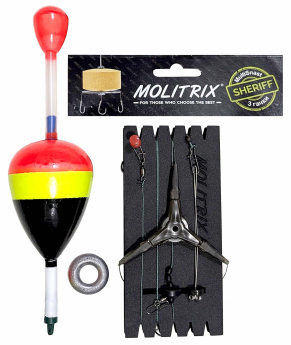 Оснастка Molitrix Sheriff для товстолоба 3 гачки