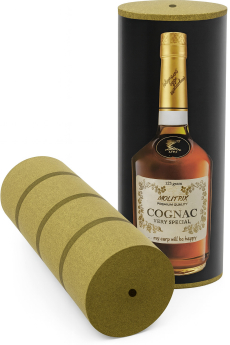 Технопланктон MOLITRIX Dinamit Убийца Толстолоба (4шт) 120g 2-6ч. Коньяк