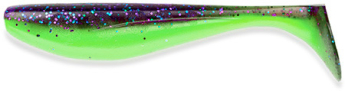Силікон FishUp Wizzle Shad 5" (4шт) #221 - Violet Lime