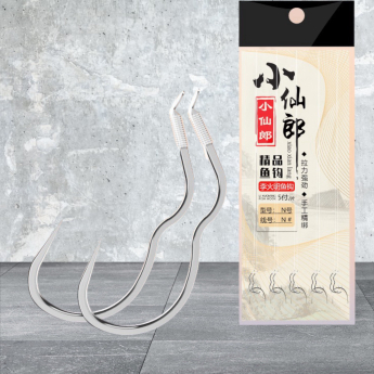 Гачки Maori fish самопідсікаючі безбороді на повідку 5шт