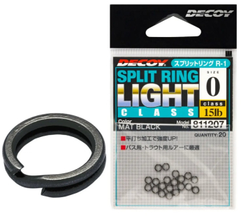 Кільце заводне Decoy Split Ring Light #0 15lb (20 шт/уп)