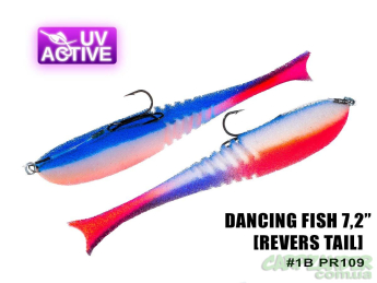 Поролоновая рыбка ПрофМонтаж Dancing Fish 7.2" (reverse tail) #109