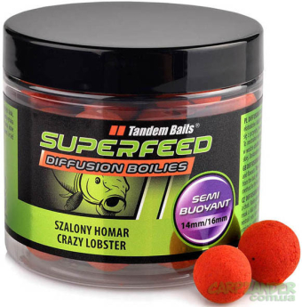 Бойли Tandem Baits SF Diffusion Boilies 14mm / 16mm Mix 90g Crazy Lobster