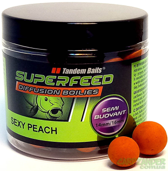 Бойлы Tandem Baits SF Diffusion Boilies 14mm/16mm Mix 90g Sexy Peach