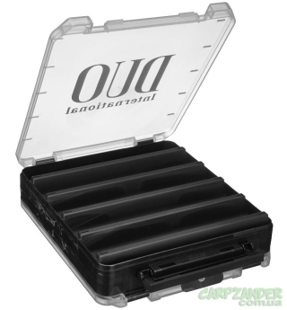 Коробка DUO Reversible Lure Case 160 Pearl Black/Clear (206 x 170 x 44mm)
