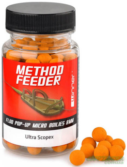 Бойли Winner Method / Feeder Fluo Pop-Up Micro Boilies 8mm 35g Ultra Scopex