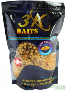 Зерновий Мікс 3KBaits Горох Натуральний 1kg