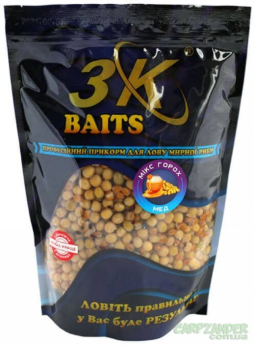 Зерновий Мікс 3KBaits Горох Мед 1kg