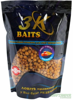 Зерновой Микс 3KBaits Горох Карамель 1kg