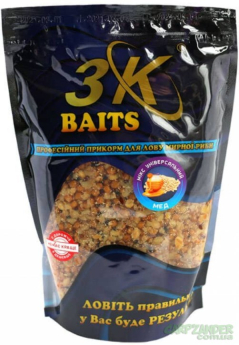 Зерновой Микс 3KBaits Уневерсальный Мед 1kg