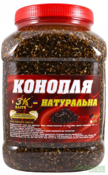 Конопля 3KBaits Натуральная банка 3L