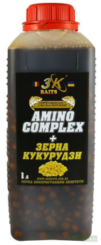 Зерна кукурудзи 3KBaits залиті в "AminoComplex" 1L