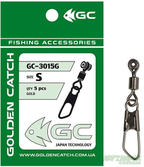 Застежка Golden Catch поплавочная 3015BN S(5шт)