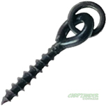 Сталевий гвинт для фіксації бойлу Gurza BOILIE SCREW WITH ROUND RIG RING #S 6шт.
