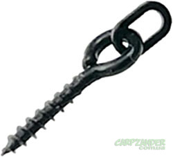 Сталевий гвинт для фіксації Gurza Boilie Screw With Oval Rig Ring #S 6шт