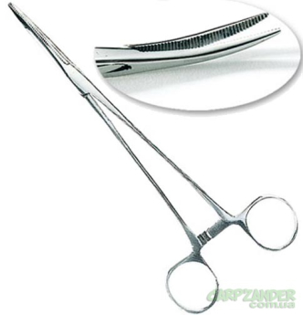 Затискач Jaxon АС-3111 вигнутий 20cm