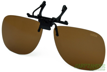 Накладка на окуляри Jaxon поляризаційна AK-OKX01AM темно коричнева