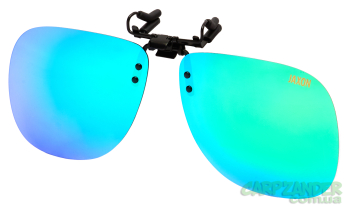 Накладка на окуляри поляризаційна Jaxon AK-OKX02SMZ дзеркально зелені