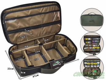 Сумка-органайзер ProfMontazh Tackle Bag FFC для аксессуаров и кормушек 41х23х9см