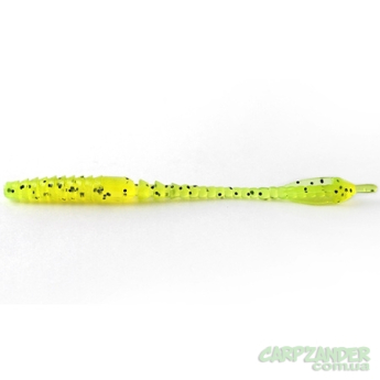 Силікон FishUp ARW Worm 2" (12шт) #055 - Chartreuse Black