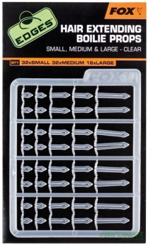 Стопор-удлинитель Fox Edges Extending Boilie Props Clear 80шт