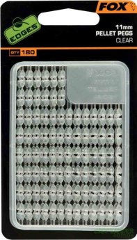 Стопори для пелетса Fox Edges Pellet Pegs Сlear 11mm 180шт