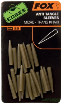 Антитангл Fox Edges Anti-tangle Sleeve Micro Trans Khaki 25шт