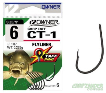 Крючок Owner CT1 Carp Taff №2 кільце 5шт