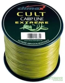 Леска CLIMAX CULT Carp Extreme Line 0,28mm 5,9kg mattolive 1/4 lbs (1000m)