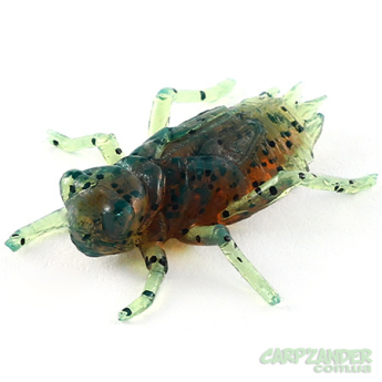 Силікон FishUp Dragonfly 0.75" (12шт) #017 - Motor Oil Pepper