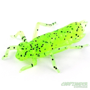 Силикон FishUp Dragonfly 1" (10шт) #055 - Chartreuse Black