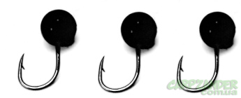 Мормишка DS хром чорний Карп Classic