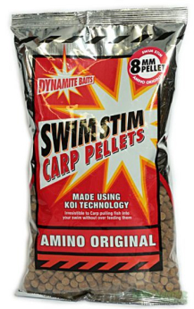 Пеллетс Dynamite Baits Feed Pellets Swimstim Amino Natural 3mm 900g