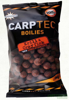 Бойлы Dynamite Baits Carp-Tec Krill & Crayfish 15mm 1kg