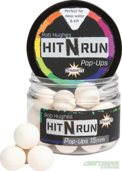 Бойли Dynamite Baits Hit n Run Pop-Ups White 12mm