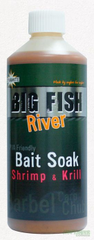 Ликвид Dynamite Baits Big Fish River Bait Soakt Shrimp & Krill 500ml